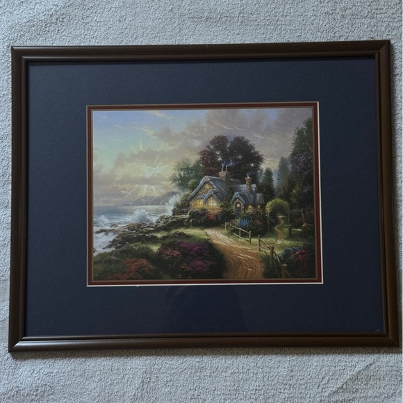 Thomas Kinkade A New Day Dawning Print Matted Lithograph SZ 11 x 14 inch - Picture 2 of 5